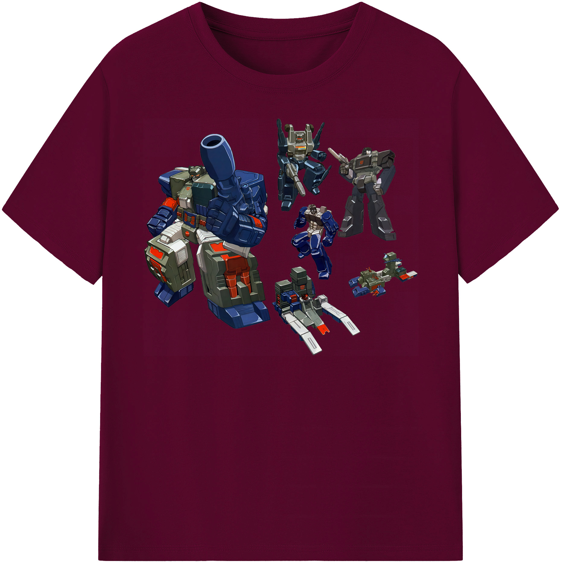 （画像用） Transformers トランスフォーマー レディースカジュアルプリントTシャツ（綿100％）